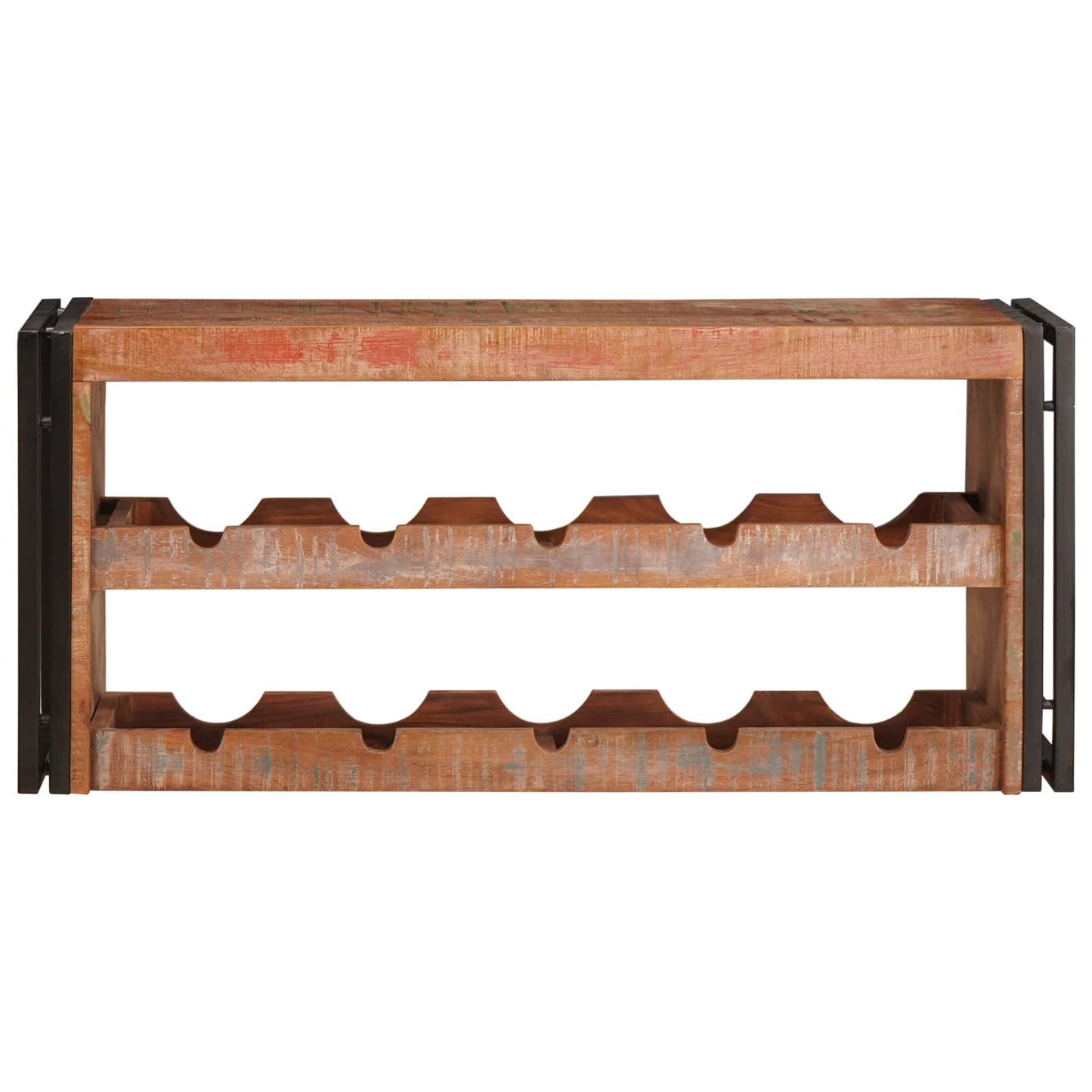 Portabottiglie 100 x 45 x 33 cm Legno massello riciclato