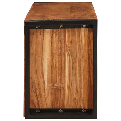 Portabottiglie 100 x 45 x 33 cm Legno di Acacia Massello