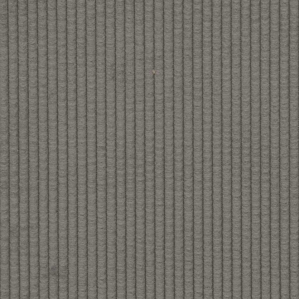 Divano Modulare con Cuscini in Tessuto a Coste Grigio Chiaro - homemem39