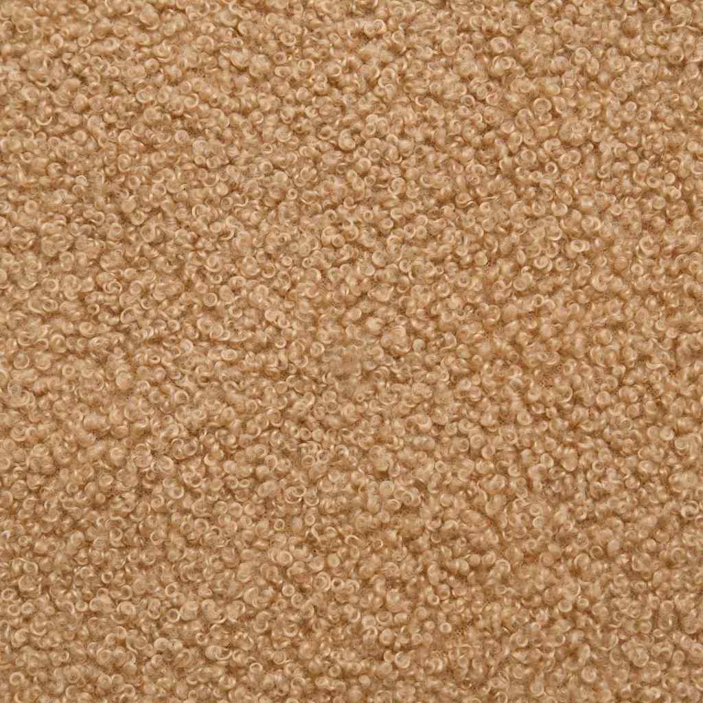 Divano Modulare con Cuscini Tessuto Riccio Simile alla Lana - homemem39