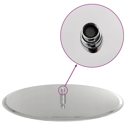 Testa Doccia a Pioggia in Acciaio Inox 304 50 cm Rotonda - homemem39