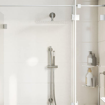 Testa Doccia a Pioggia in Acciaio Inox 304 40x40 cm Quadrata - homemem39
