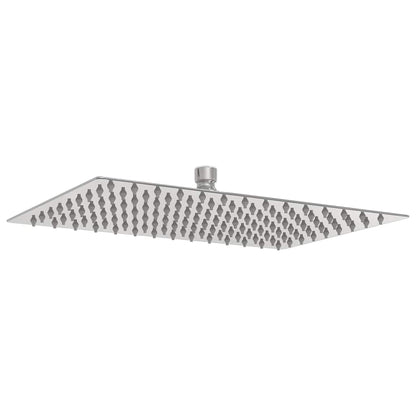 Testa Doccia a Pioggia Acciaio Inox 304 30x20 cm Rettangolare - homemem39
