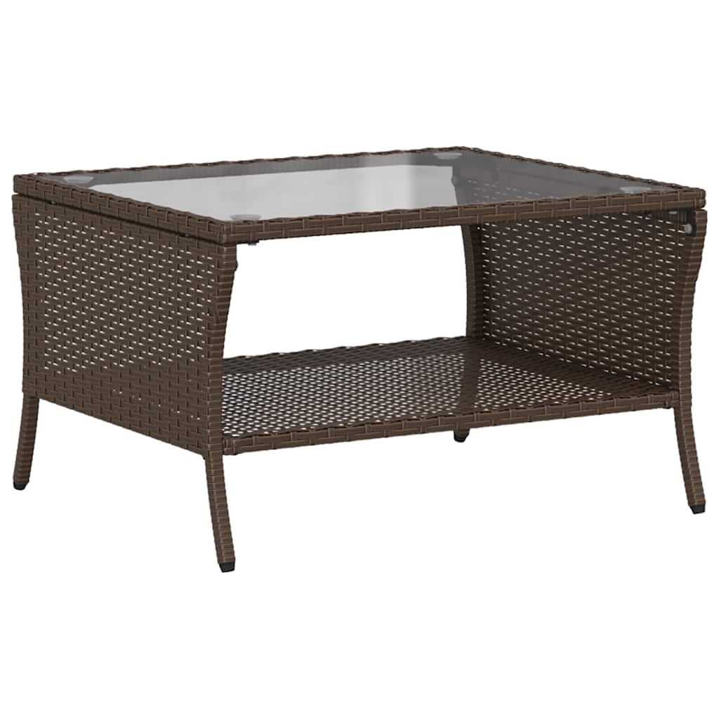 Set Divano da Giardino 6 pz con Cuscini Marrone in Polyrattan | homemem39