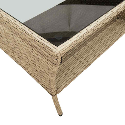 Set Divano da Giardino 6 pz con Cuscini Beige in Polyrattan | homemem39