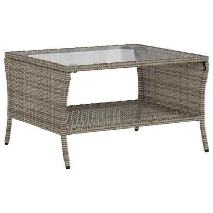 Set Divano da Giardino 6 pz con Cuscini Grigio in Polyrattan - homemem39