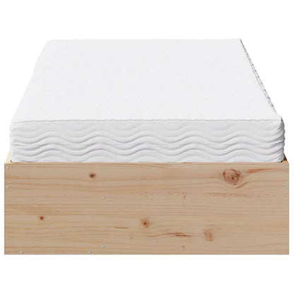 Dormeuse con Materasso 90x200 cm in Legno Massello di Pino | homemem39