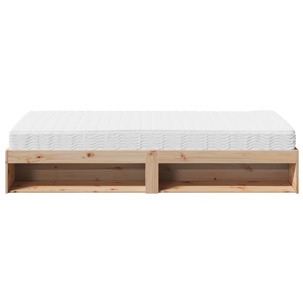 Dormeuse con Materasso 90x200 cm in Legno Massello di Pino | homemem39