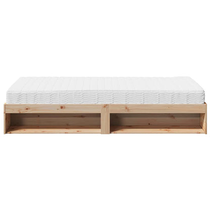 Dormeuse con Materasso 90x200 cm in Legno Massello di Pino | homemem39