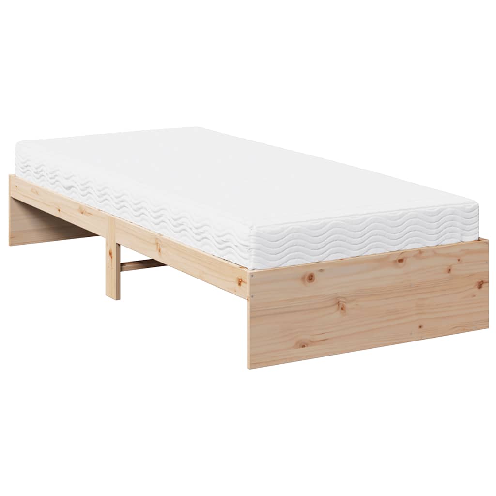 Dormeuse con Materasso 90x200 cm in Legno Massello di Pino | homemem39