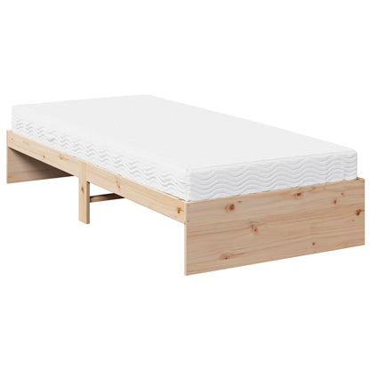 Dormeuse con Materasso 90x200 cm in Legno Massello di Pino | homemem39