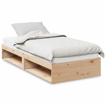 Dormeuse con Materasso 90x200 cm in Legno Massello di Pino | homemem39