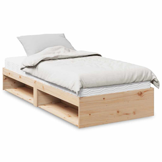 Dormeuse con Materasso 90x200 cm in Legno Massello di Pino | homemem39