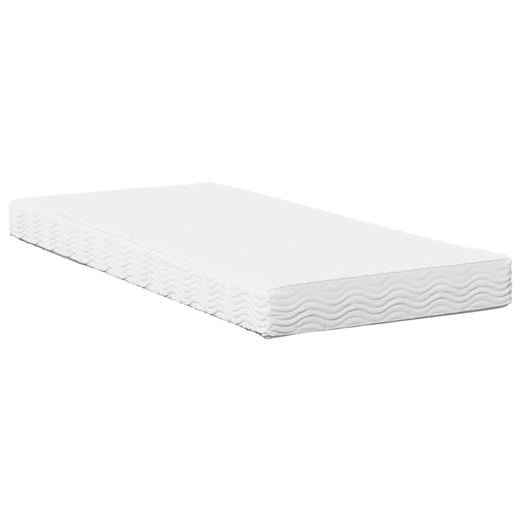 Dormeuse con Materasso Marrone 90x200 cm Legno Massello di Pino | homemem39