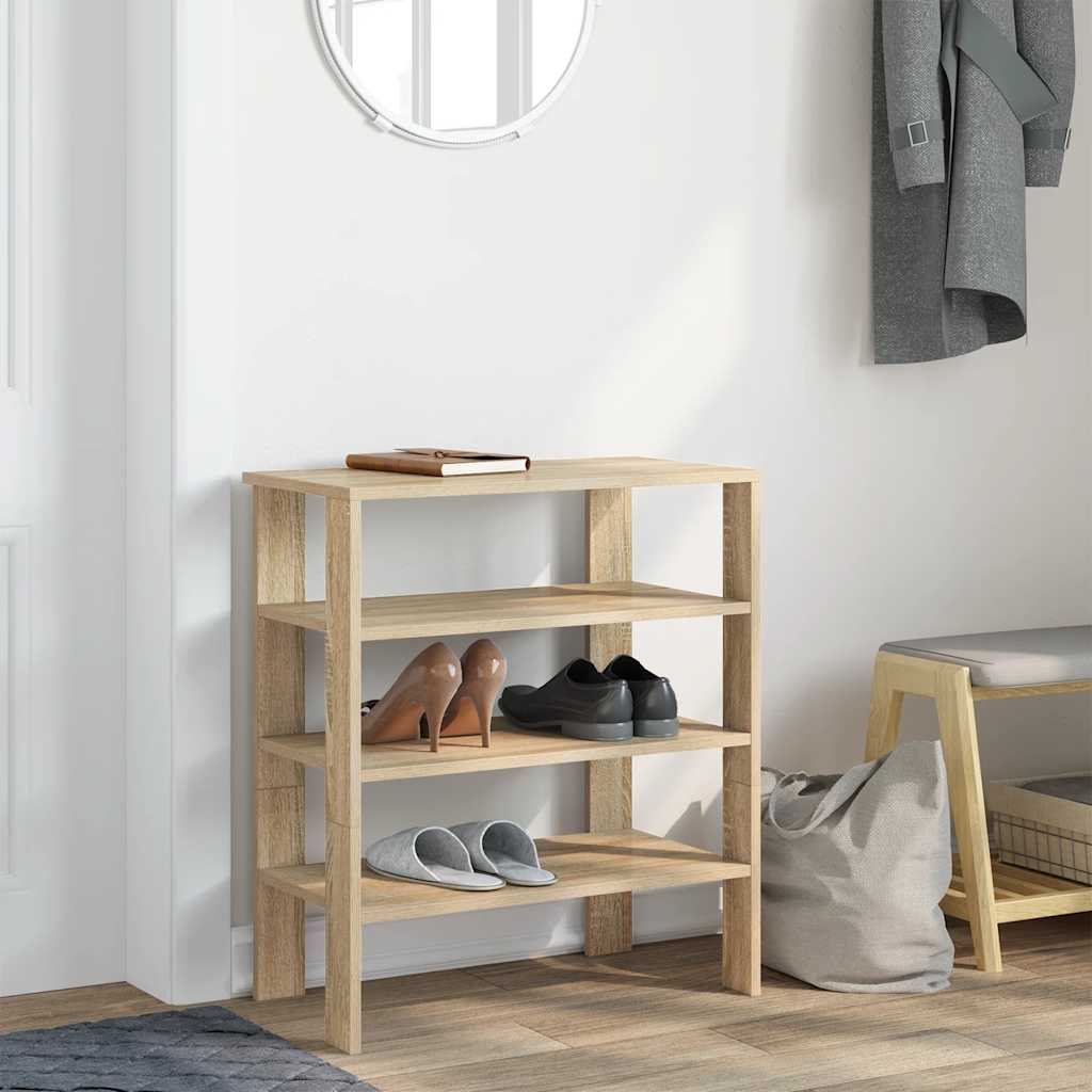 Scarpiera Rovere Sonoma 61x32x70 cm in Legno Multistrato - homemem39