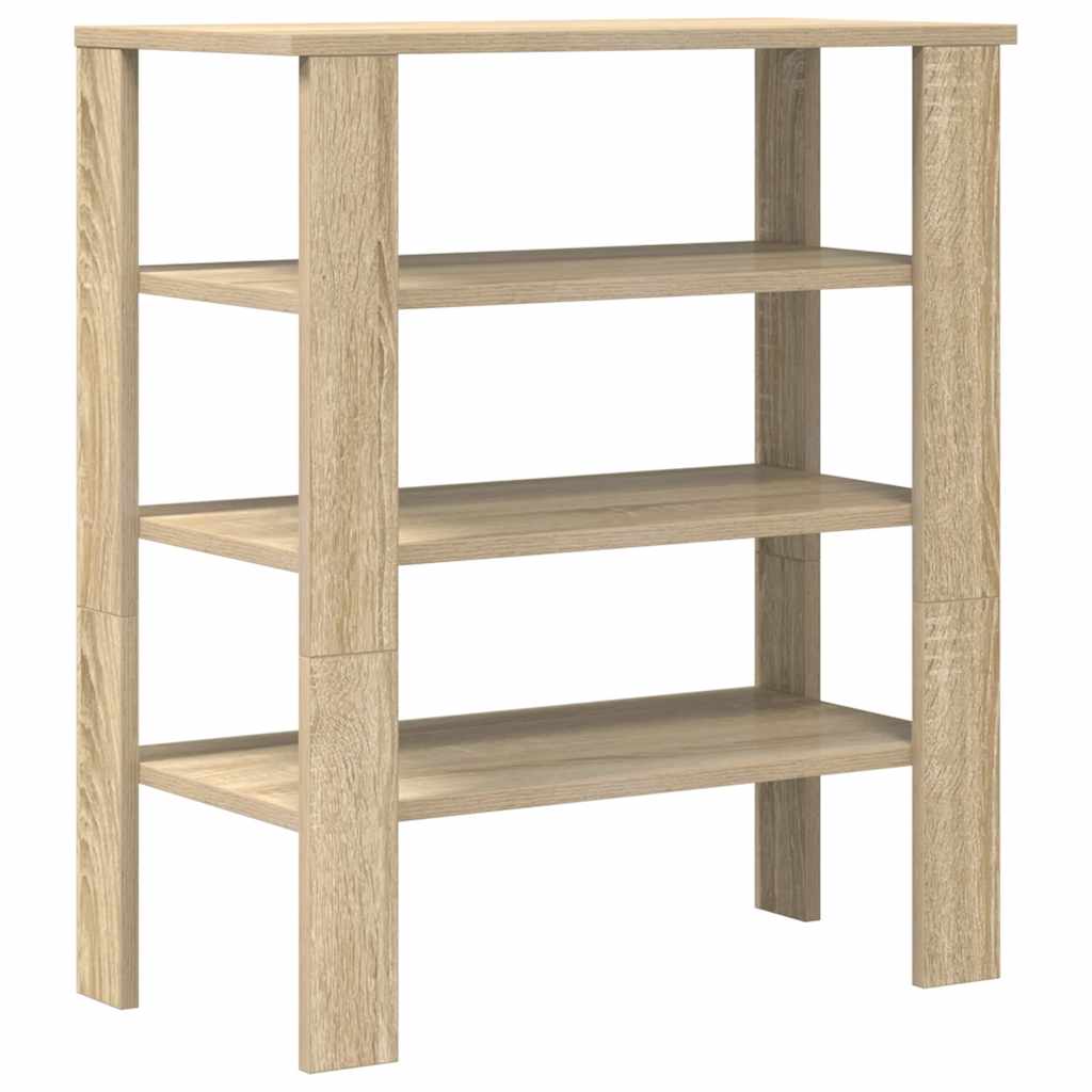 Scarpiera Rovere Sonoma 61x32x70 cm in Legno Multistrato - homemem39