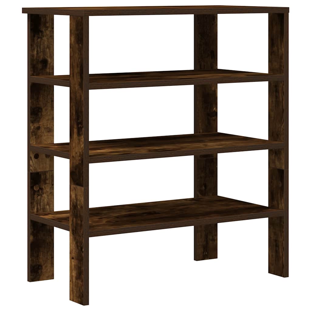 Scarpiera Rovere Fumo 61x32x70 cm in Legno Multistrato - homemem39