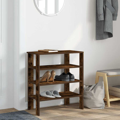 Scarpiera Rovere Fumo 61x32x70 cm in Legno Multistrato - homemem39