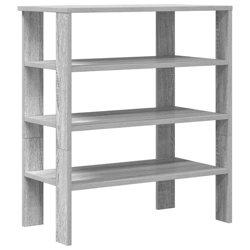 Scarpiera Grigio Sonoma 61x32x70 cm in Legno Multistrato - homemem39