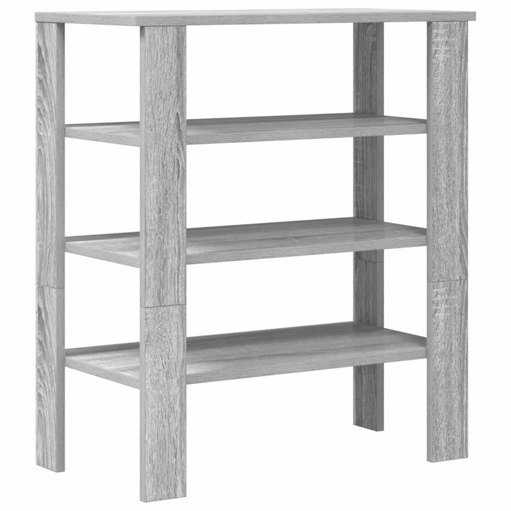Scarpiera Grigio Sonoma 61x32x70 cm in Legno Multistrato - homemem39