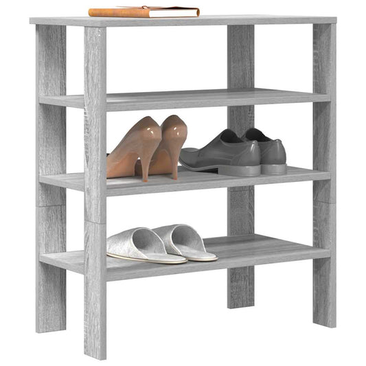 Scarpiera Grigio Sonoma 61x32x70 cm in Legno Multistrato - homemem39