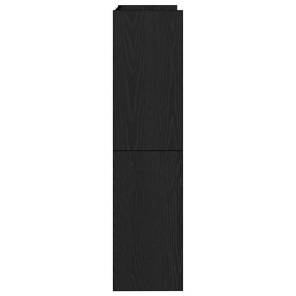 Scarpiera Nera 60x25x100 cm in Truciolato - homemem39