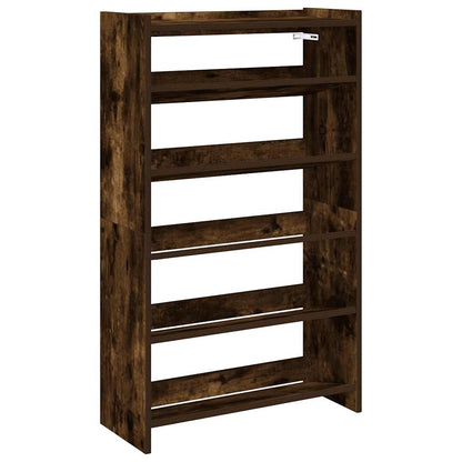 Scarpiera Rovere Fumo 60x25x100 cm in Legno Multistrato - homemem39