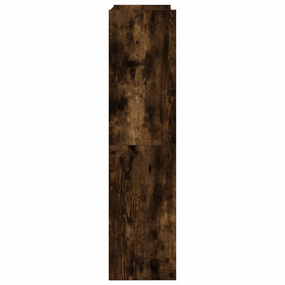 Scarpiera Rovere Fumo 60x25x100 cm in Legno Multistrato - homemem39
