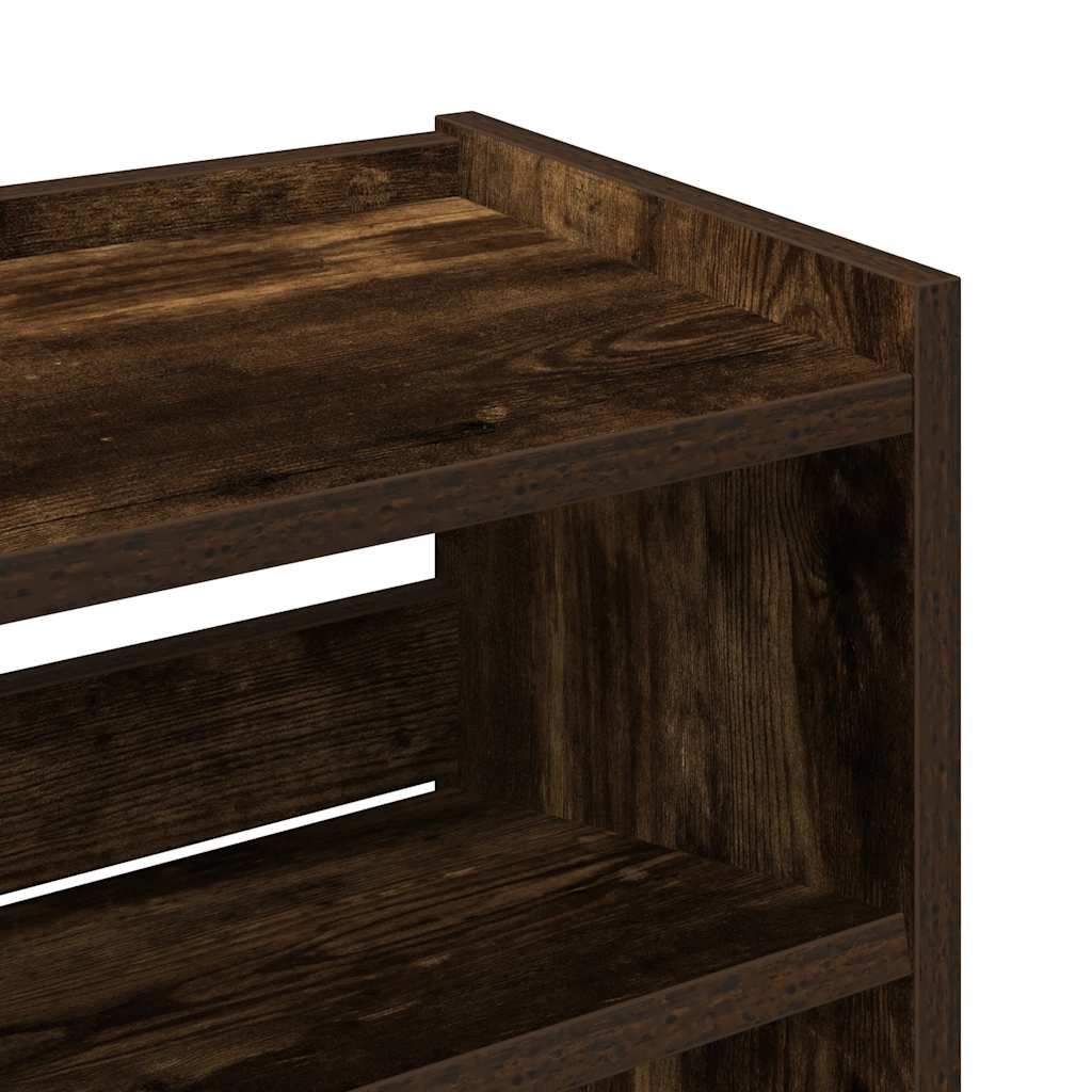 Scarpiera Rovere Fumo 60x25x100 cm in Legno Multistrato - homemem39