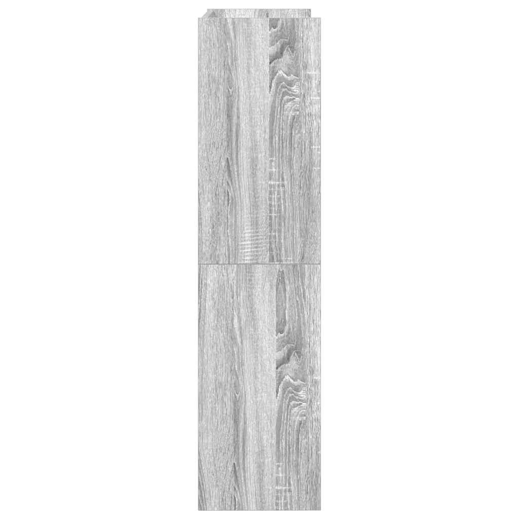 Scarpiera Grigio Sonoma 60x25x100 cm in Truciolato - homemem39