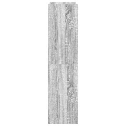 Scarpiera Grigio Sonoma 60x25x100 cm in Truciolato - homemem39