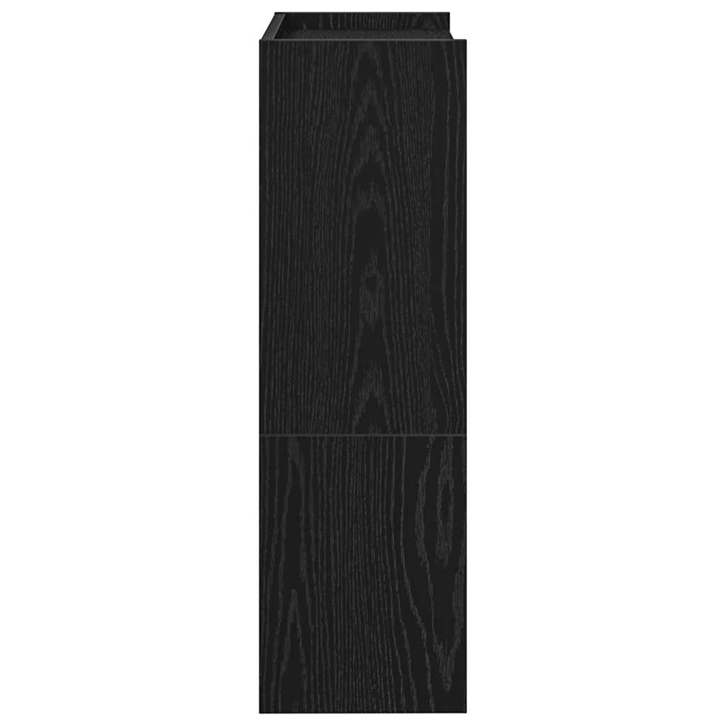 Scarpiera Nera 60x25x81 cm in Legno Multistrato - homemem39