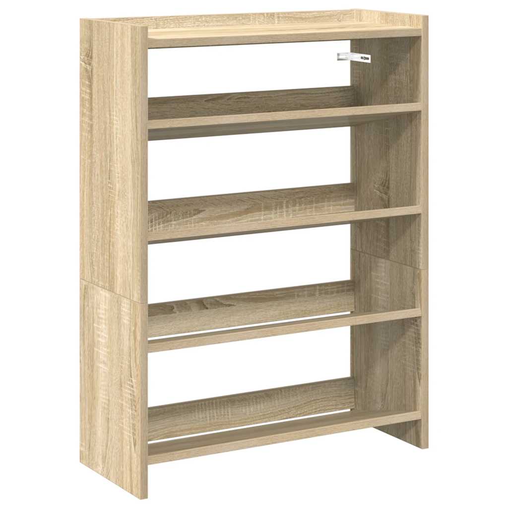 Scarpiera Rovere Sonoma 60x25x81 cm in Legno Multistrato - homemem39