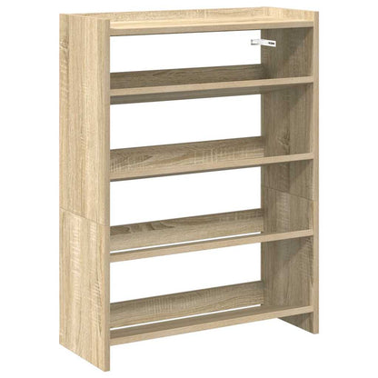Scarpiera Rovere Sonoma 60x25x81 cm in Legno Multistrato - homemem39