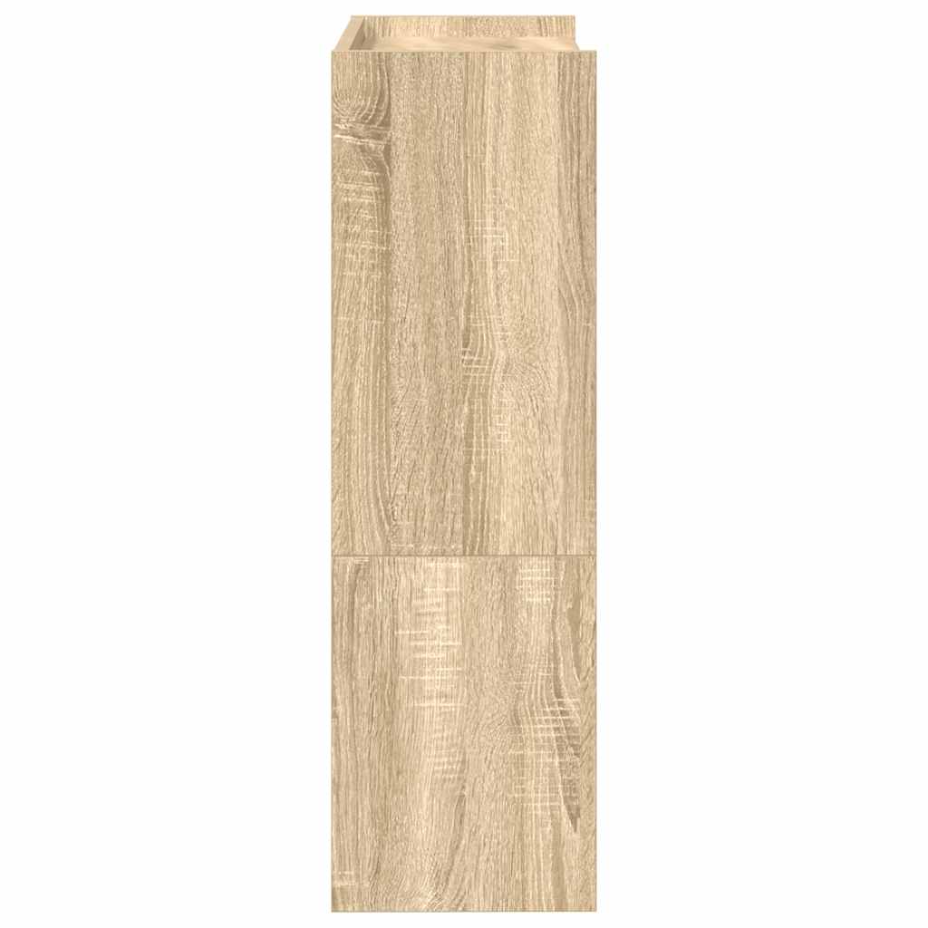 Scarpiera Rovere Sonoma 60x25x81 cm in Legno Multistrato - homemem39