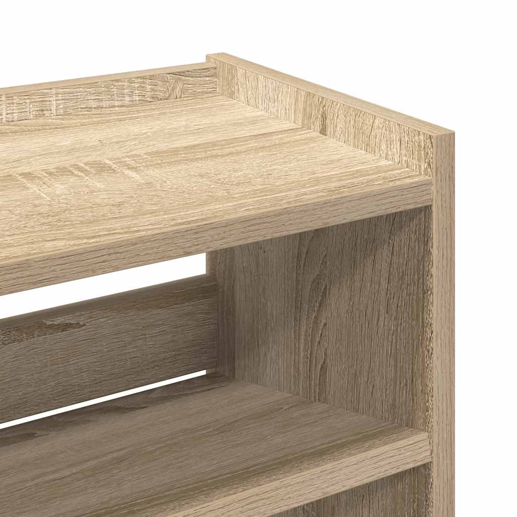 Scarpiera Rovere Sonoma 60x25x81 cm in Legno Multistrato - homemem39