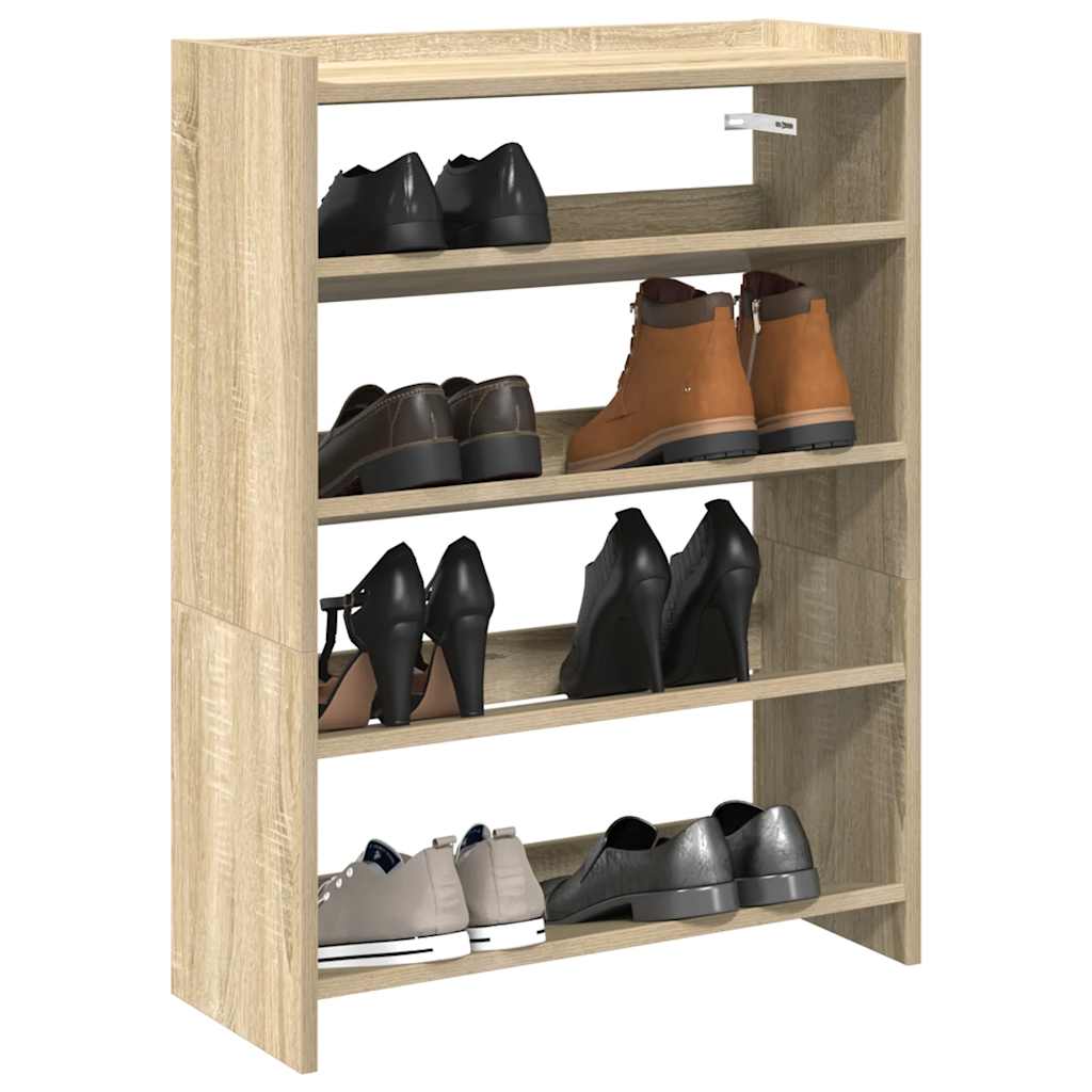 Scarpiera Rovere Sonoma 60x25x81 cm in Legno Multistrato - homemem39