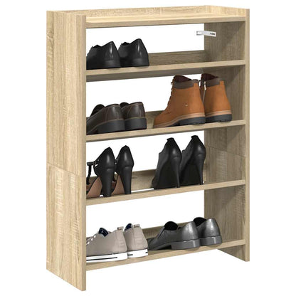 Scarpiera Rovere Sonoma 60x25x81 cm in Legno Multistrato - homemem39
