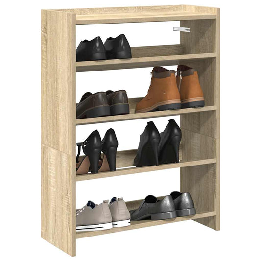 Scarpiera Rovere Sonoma 60x25x81 cm in Legno Multistrato - homemem39