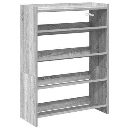 Scarpiera Grigio Sonoma 60x25x81 cm in Legno Multistrato - homemem39