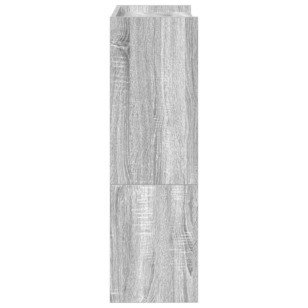 Scarpiera Grigio Sonoma 60x25x81 cm in Legno Multistrato - homemem39