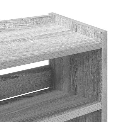 Scarpiera Grigio Sonoma 60x25x81 cm in Legno Multistrato - homemem39