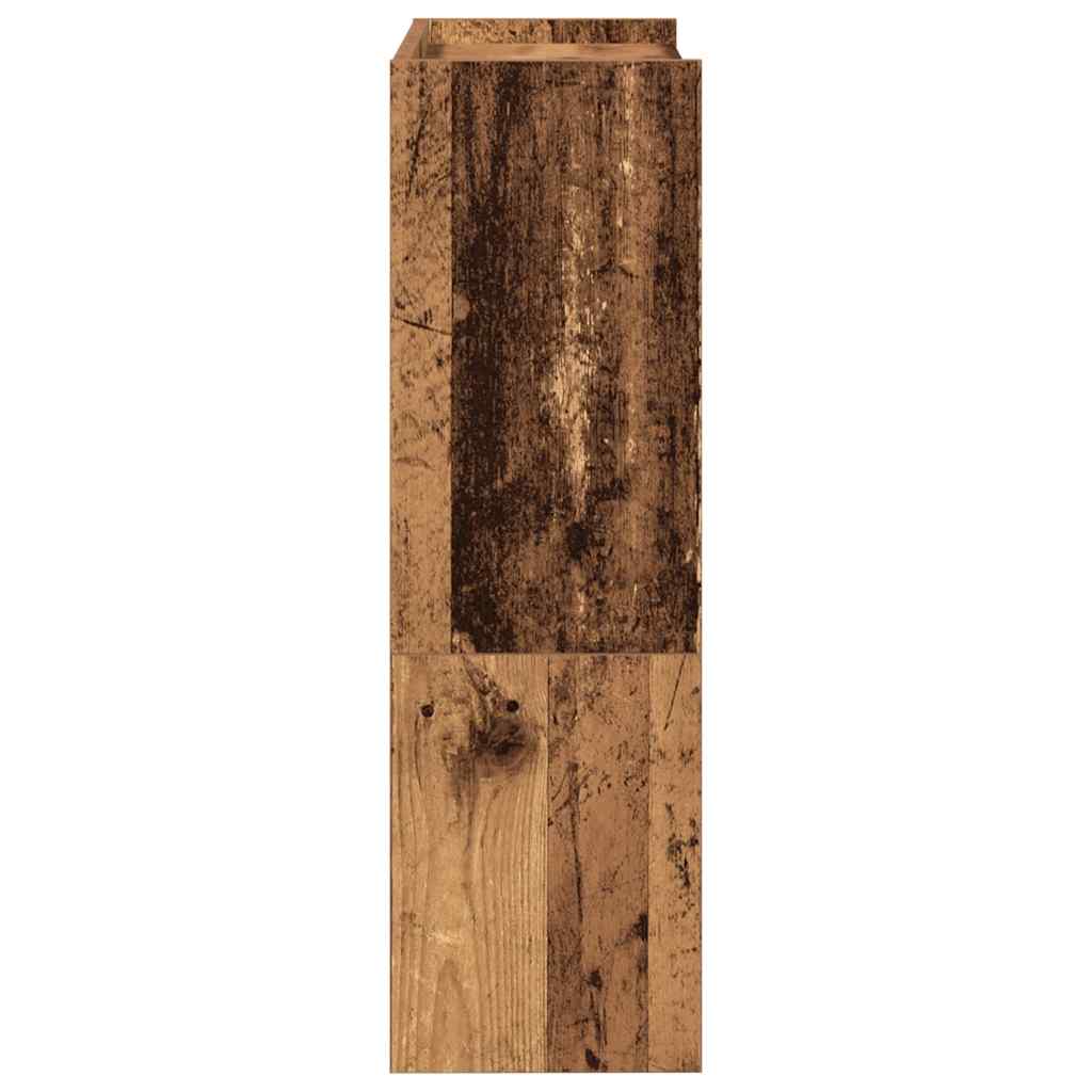 Scarpiera Legno Antico 60x25x81 cm in Legno Multistrato - homemem39