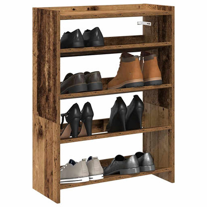Scarpiera Legno Antico 60x25x81 cm in Legno Multistrato - homemem39