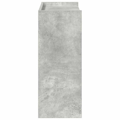 Scarpiera Grigio Cemento 60x25x62 cm in Legno Multistrato - homemem39