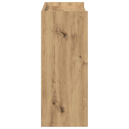 Scarpiera Rovere Artigianale 60x25x62 cm in Legno Multistrato