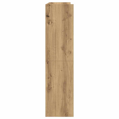 Scarpiera Rovere Artigianale 80x25x100 cm in Legno Multistrato