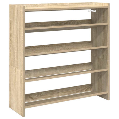 Scarpiera Rovere Sonoma 80x25x81 cm in Legno Multistrato - homemem39