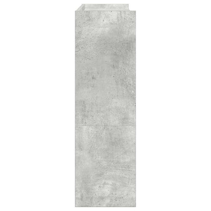 Scarpiera Grigio Cemento 80x25x81 cm in Legno Multistrato - homemem39