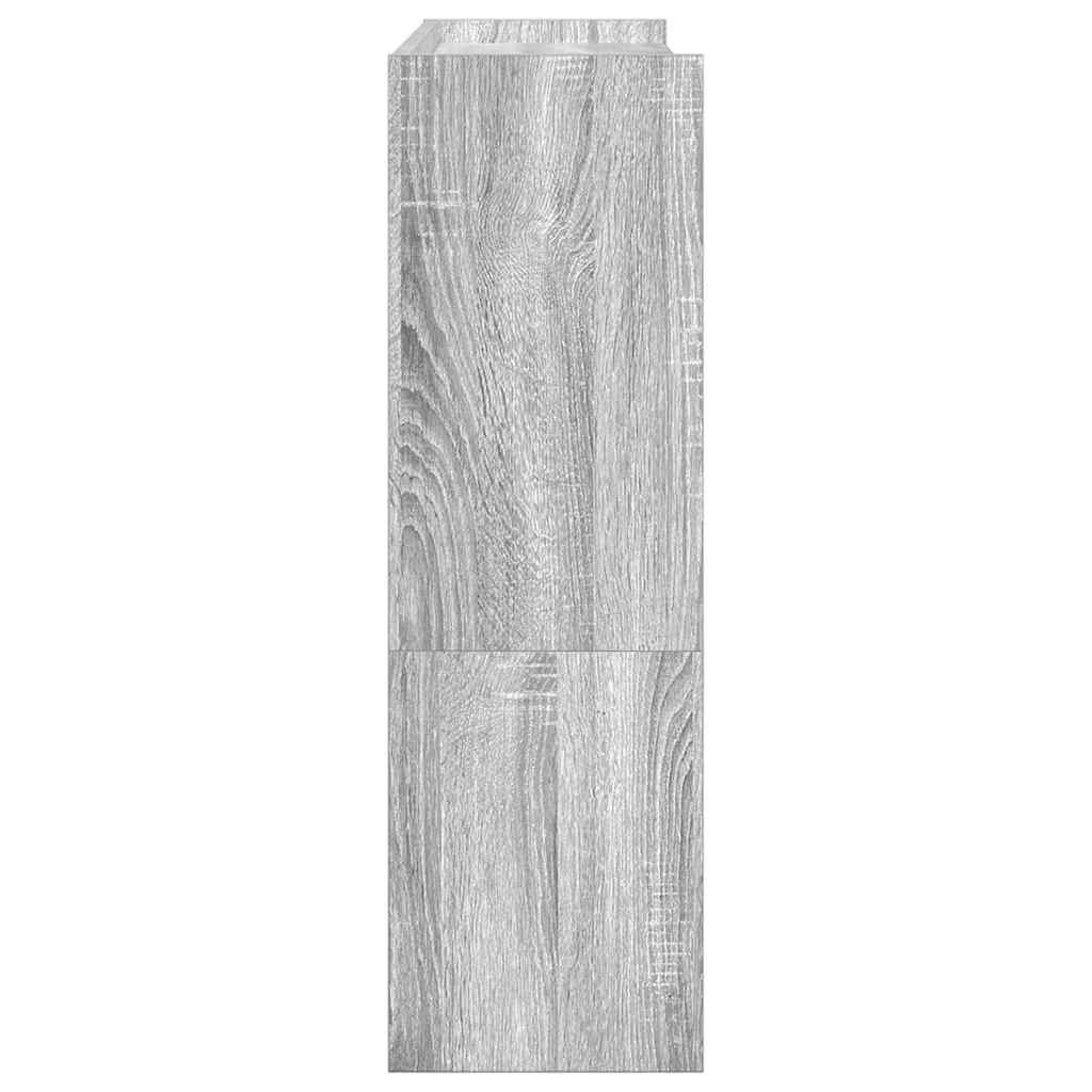 Scarpiera Grigio Sonoma 80x25x81 cm in Legno Multistrato - homemem39